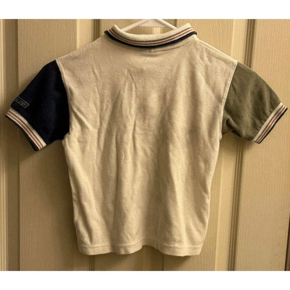 Vintage 90's OshKosh B'gosh Turtle Trek‎ Polo Shirt Boys Size 4 RARE